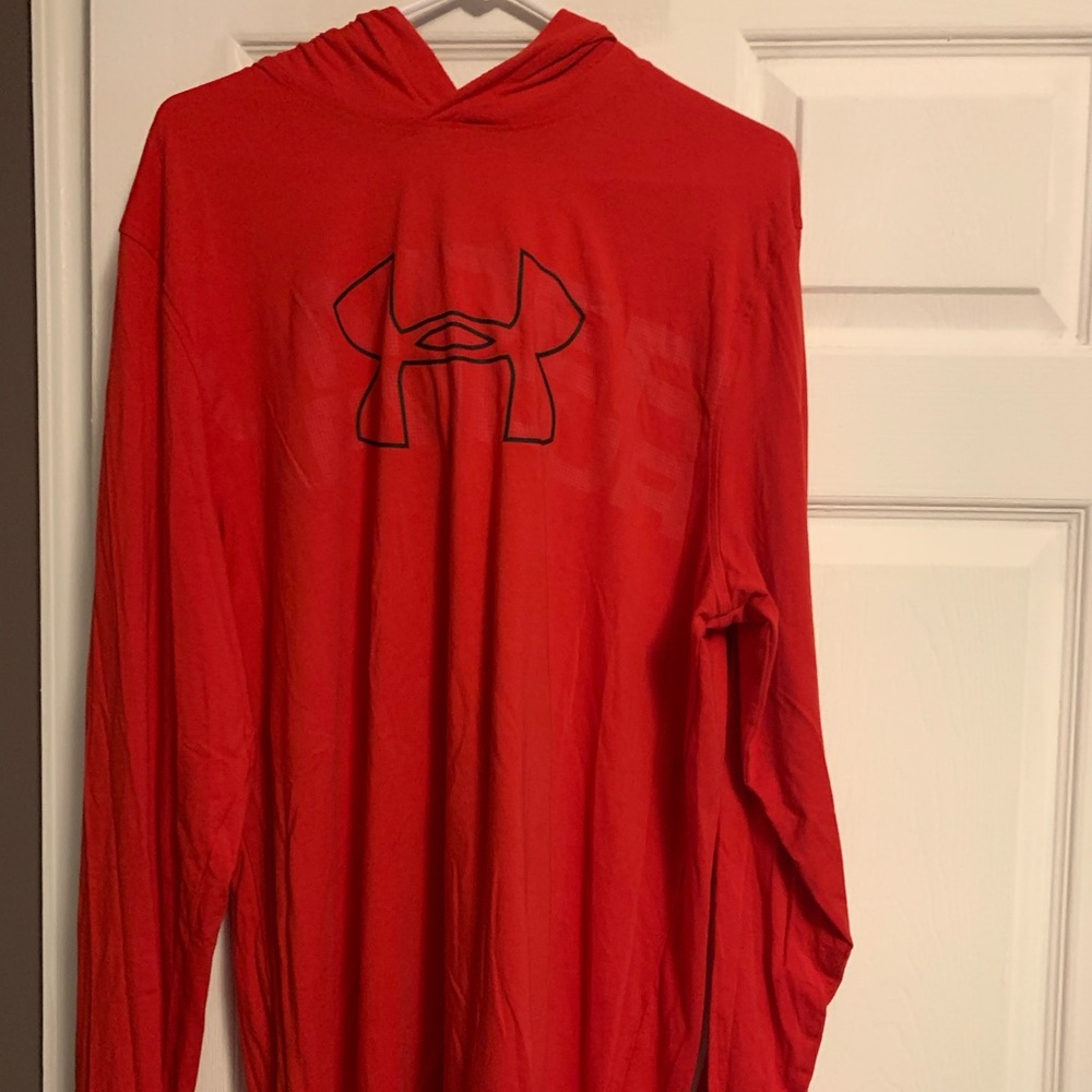 UA Red Long Sleeve Hoodie XL